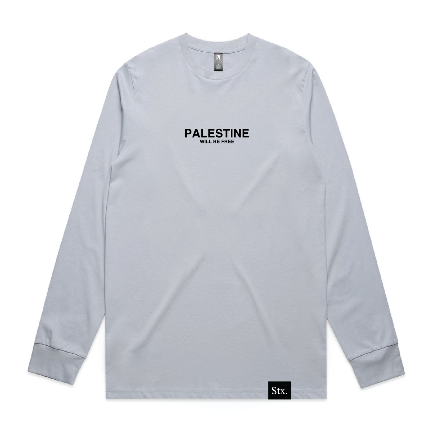 Palestine Will Be Free Adult Long sleeve T-Shirt - POWDER BLUE
