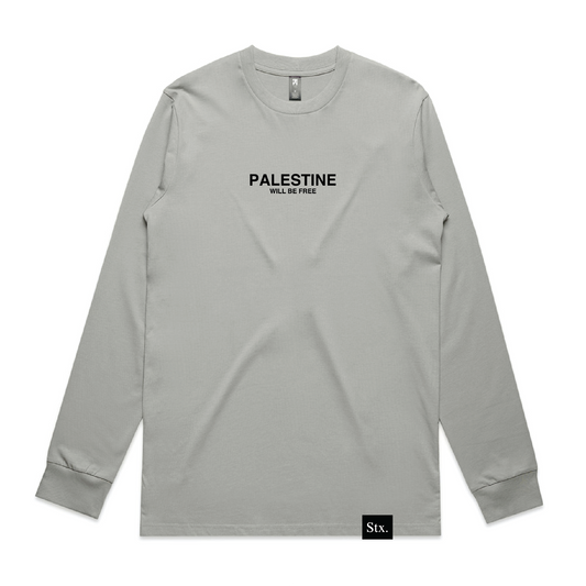 Palestine Will Be Free Adult Long sleeve T-Shirt - STORM