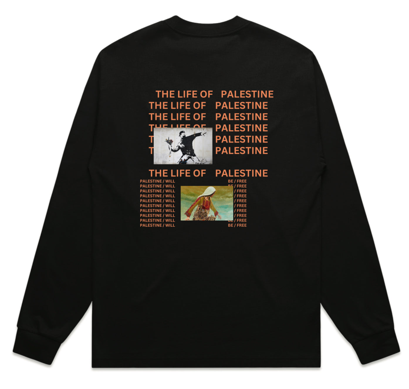 The life of Palestine Adult Long sleeve T-Shirt