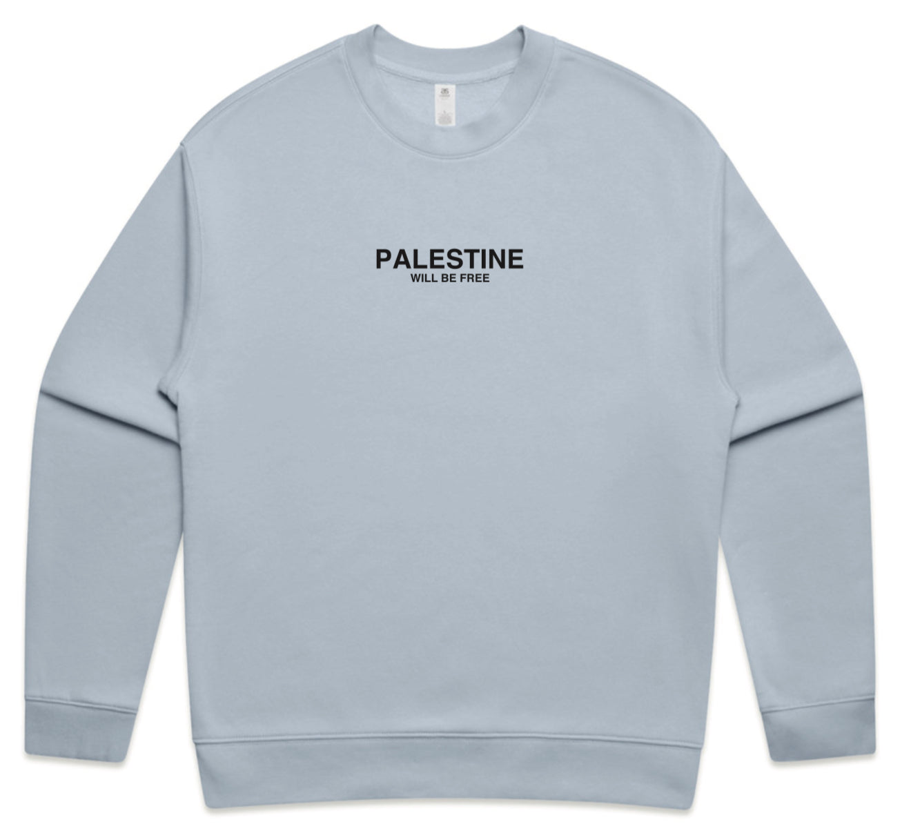 Palestine Will Be Free Adult Crewneck - POWDER