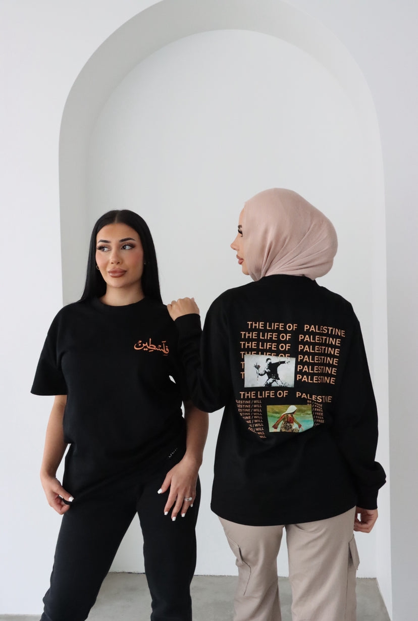 The life of Palestine Adult Long sleeve T-Shirt