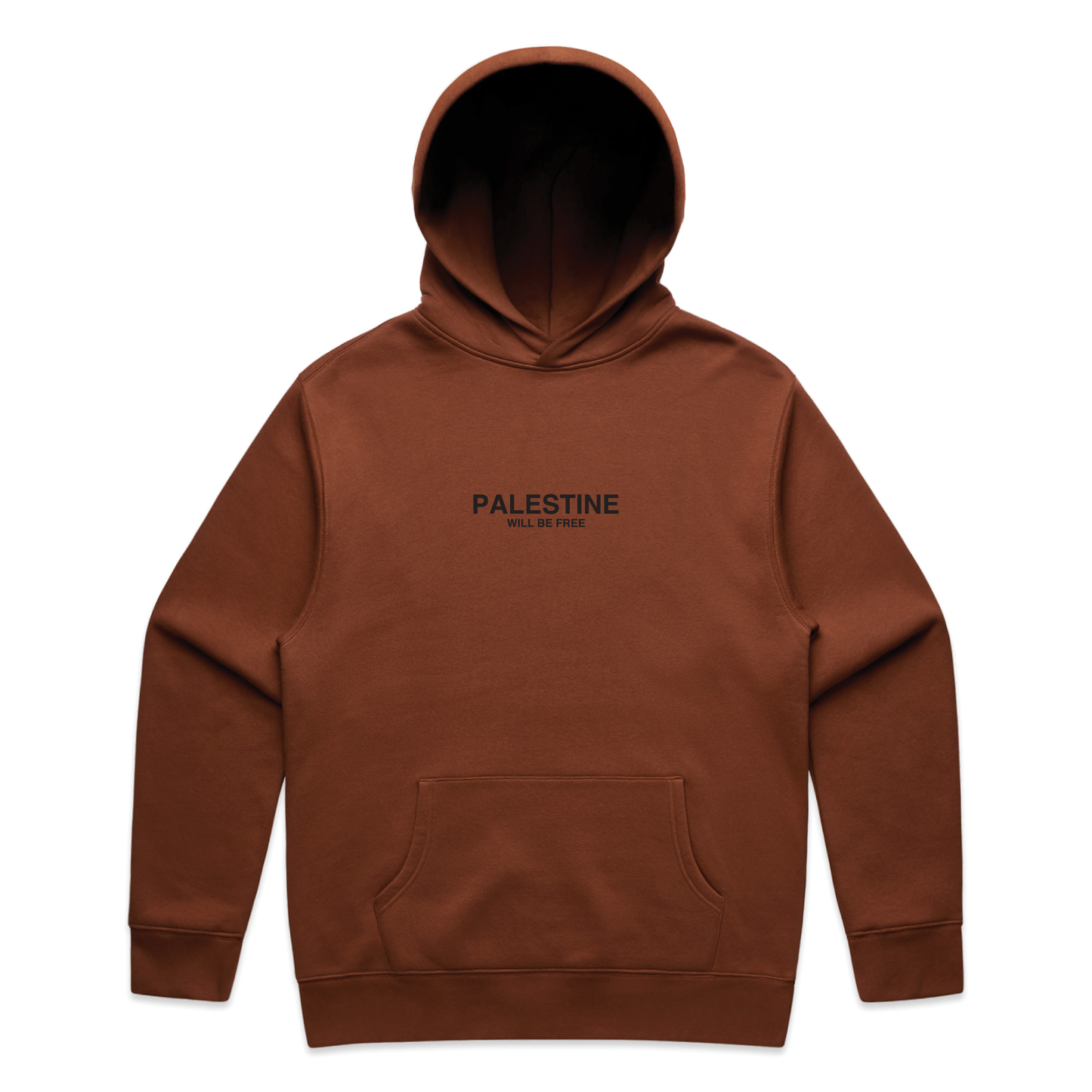 Palestine Will Be Free Adult Hoodie - CLAY