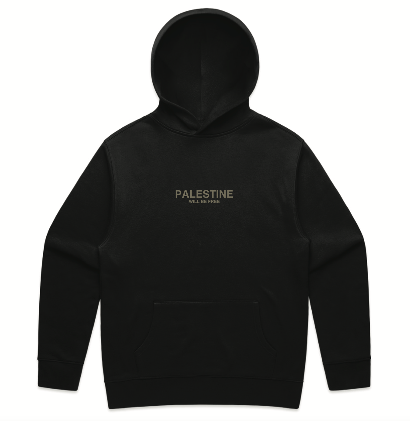 Palestine Will Be Free Adult Hoodie - BLACK