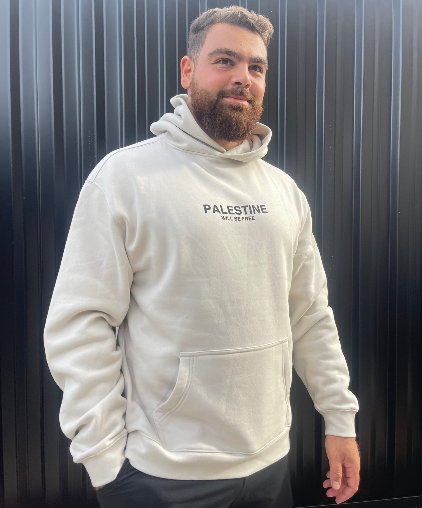 Palestine Will Be Free Adult Hoodie - BONE